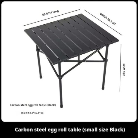 Table de Camping Pliable Étanche 50 x 55 cm