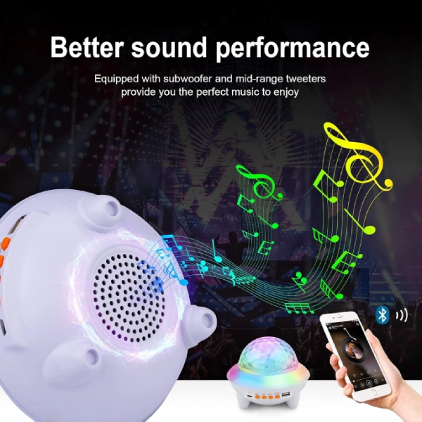 Lampe Boule Disco LED Crystal Magic Ball Light Multicolore 2