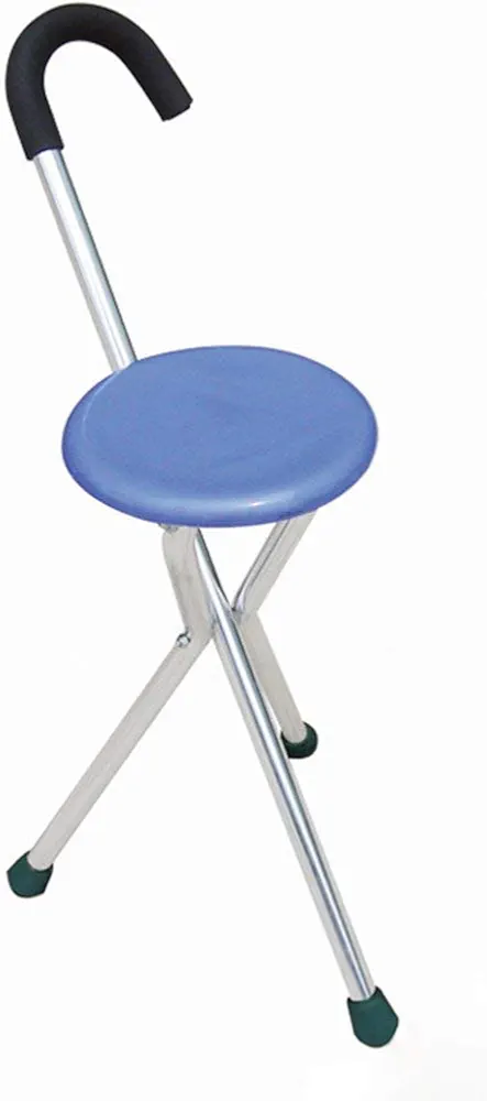 Canne de Marche Pliable avec Tabouret 4