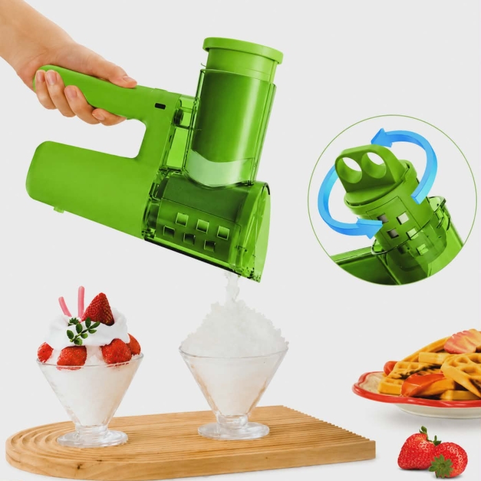 Râpe à Fromage Électrique Portable avec 3 Formes de Lames 3