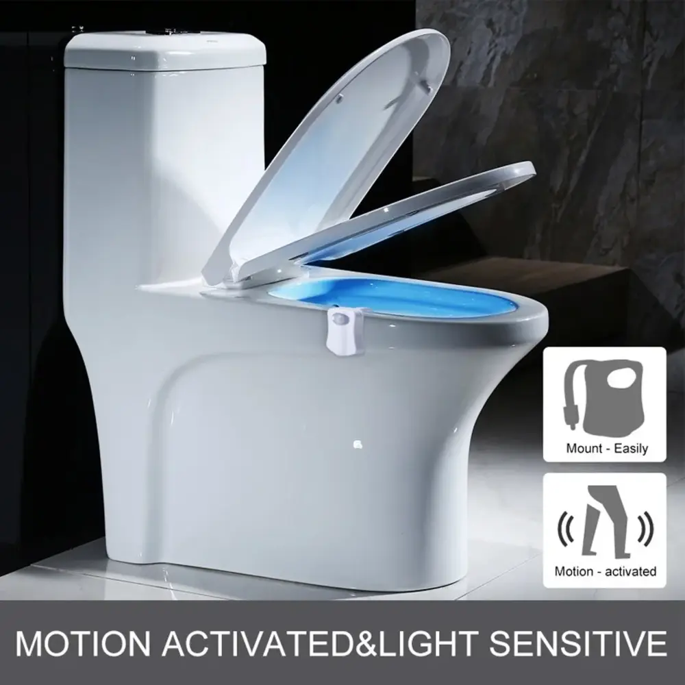 Veilleuse WC LED Multicolore avec Détecteur de Mouvement 4