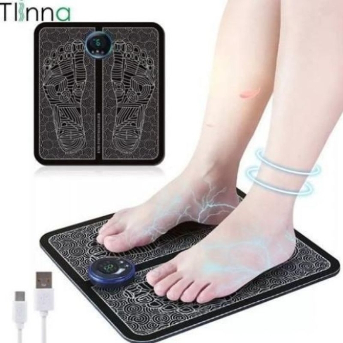 Appareil de Massage des Pieds Électrique EMS Rechargeable USB