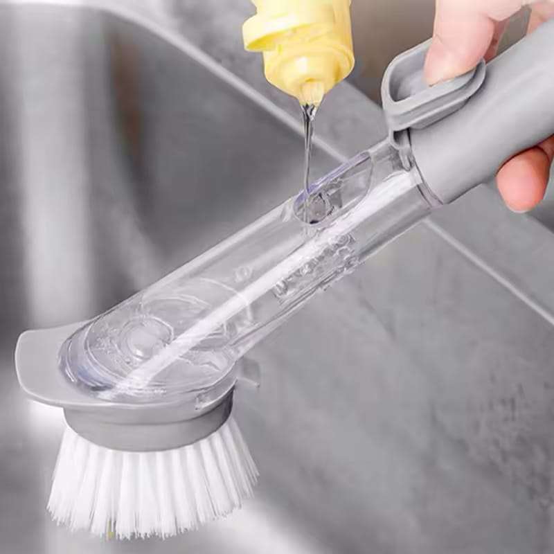 Brosse à Vaisselle avec Réservoir Intégré