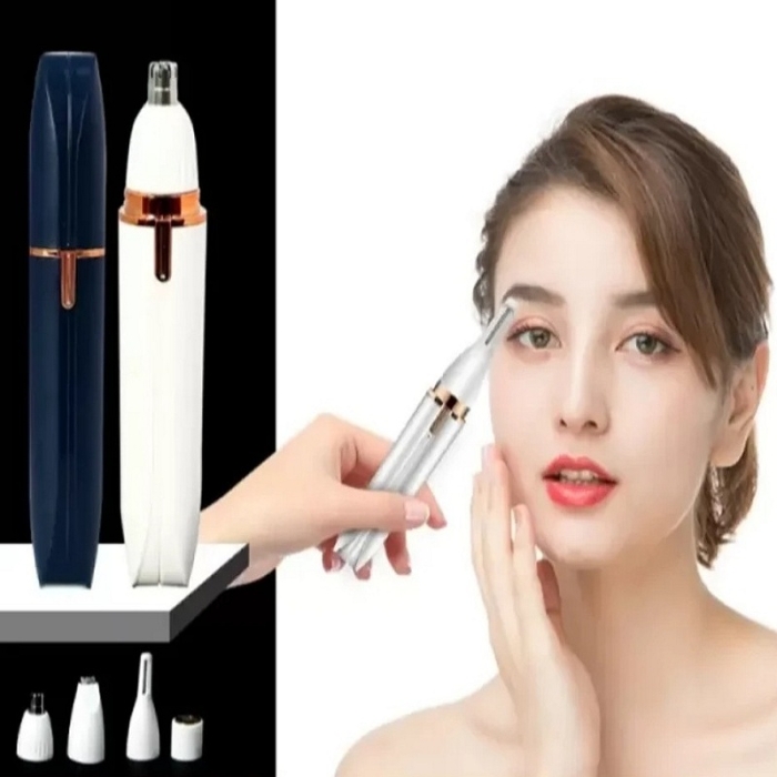 Rasoir 4 en 1 pour Femme Sans Fil – Corps, Zone Intime, Nez et Visage