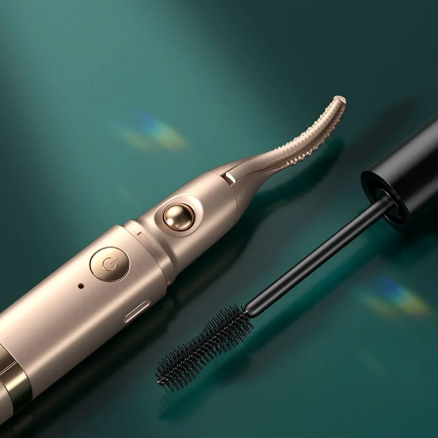 Recourbe-cils électrique 2 en 1 chauffant pour femme - Épilateur précis et façonneur silencieux
