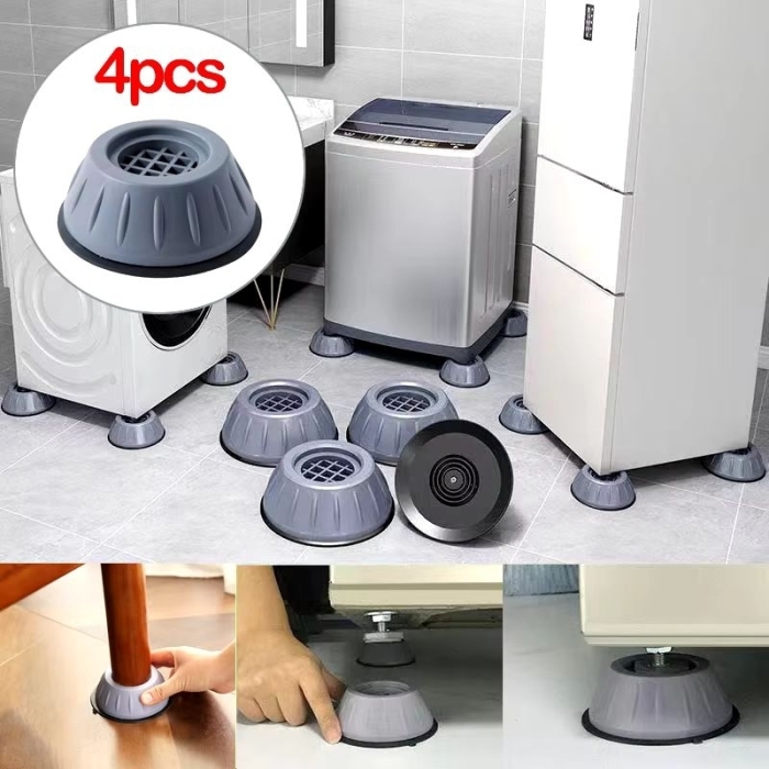 Lot de 4 Tampons anti vibrations et antidérapant pour machine à laver 2
