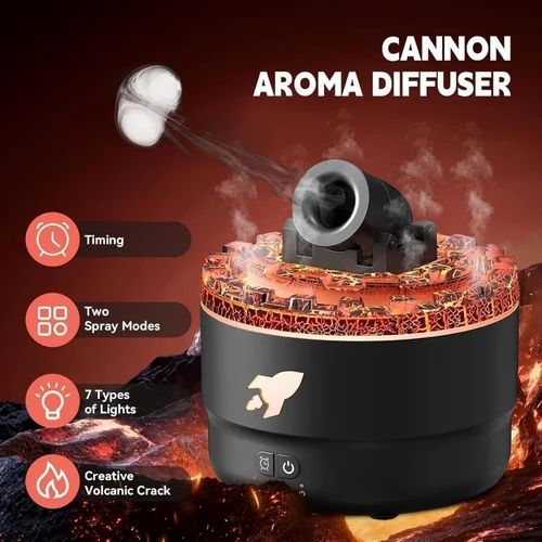 Humidificateur Diffuseur Volcan à Effet Lave 4