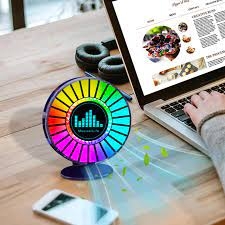 Lampe d'Ambiance RVB à Rythme Musical – LED Colorée avec Prise de Son 3