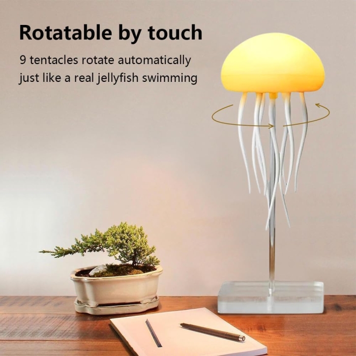 Veilleuse LED Méduse – Rechargeable Avec Pieds Dansants 4