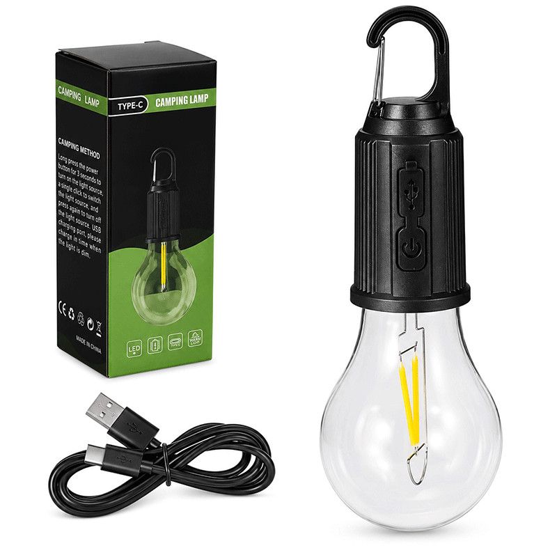 Lampe de Camping Rechargeable T03 – 15 W, Type C et Solaire