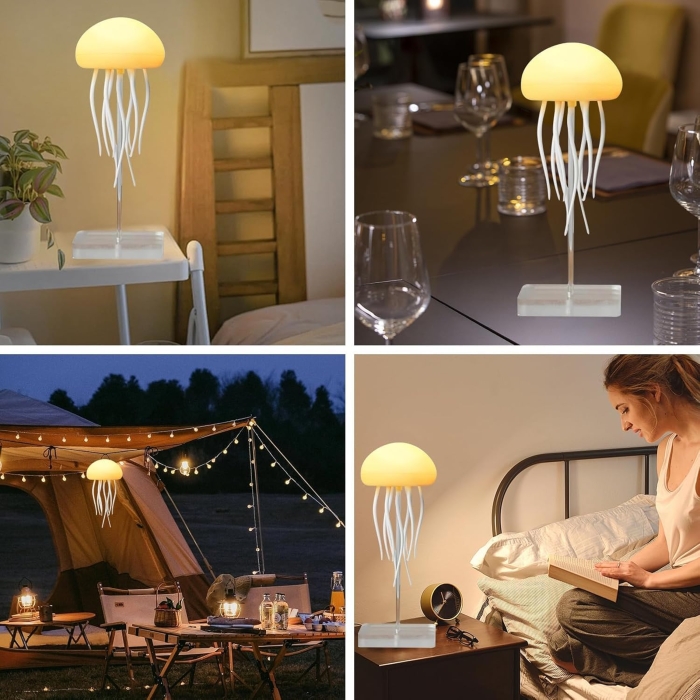 Veilleuse LED Méduse – Rechargeable Avec Pieds Dansants 3