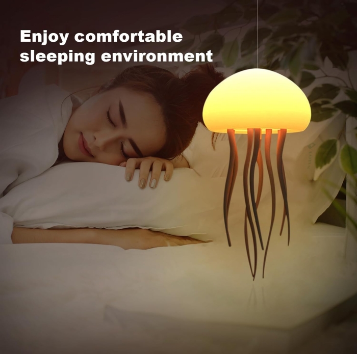 Veilleuse LED Méduse – Rechargeable Avec Pieds Dansants 2