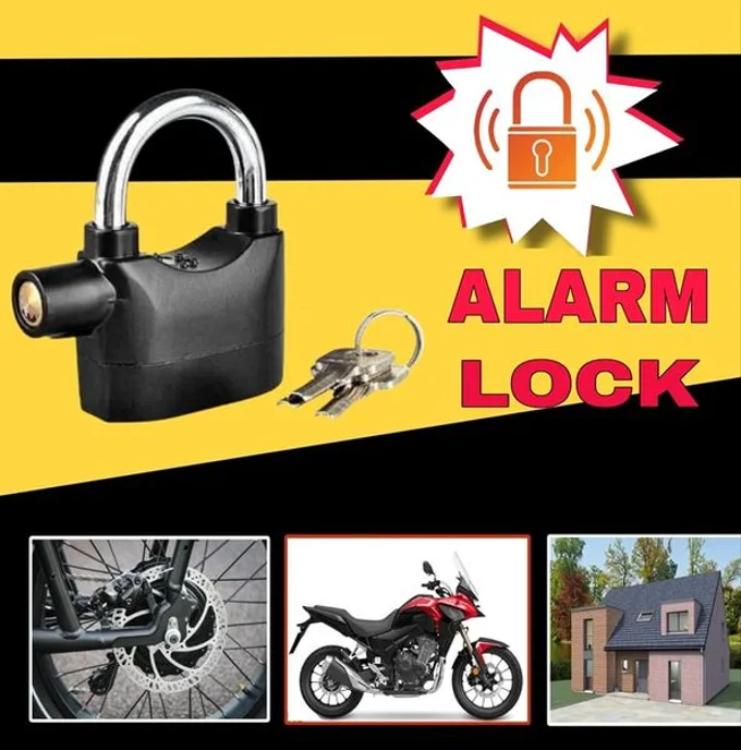 Cadenas Alarme avec Sirène 110 dB 3