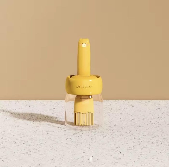 Distributeur D'huile avec Brosse en Silicone 2