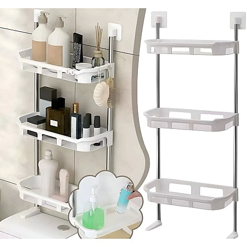 Étagère De Rangement  à 3 Niveaux blanc 4