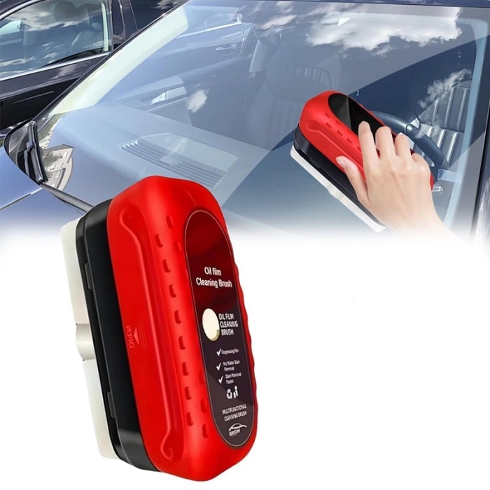 Brosse Nettoyante pour Film Oléophobe Pare-brise et Vitres de Voiture (120 ml)