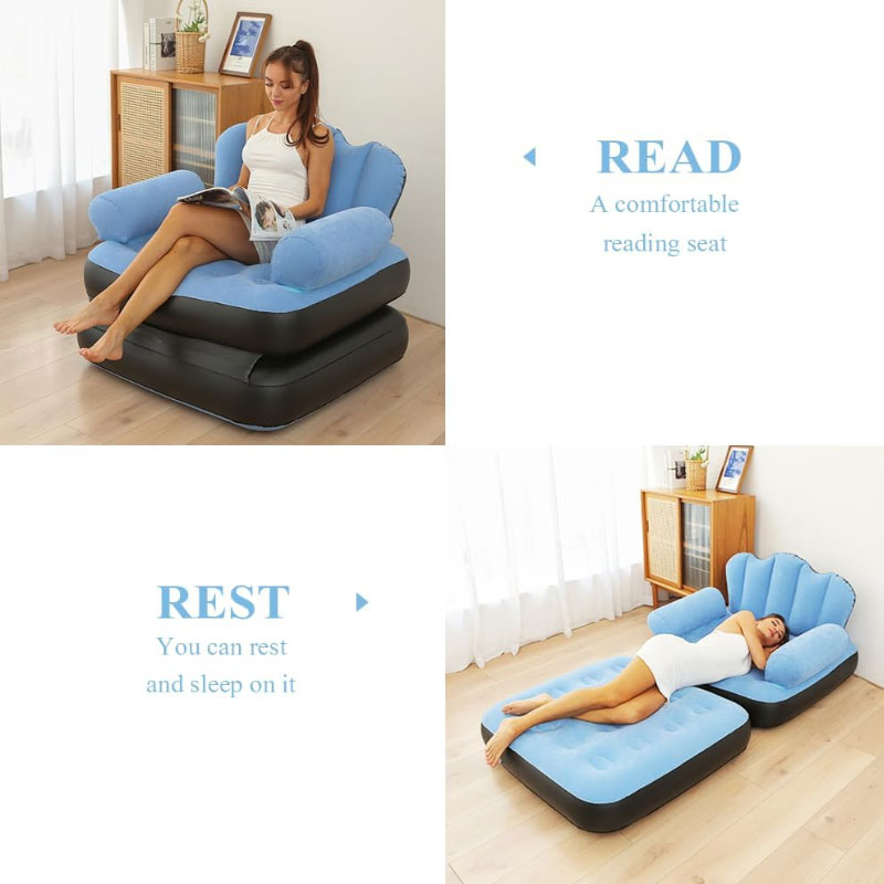 Canapé Gonflable Multifonctionnel – Lit & Chaise 3