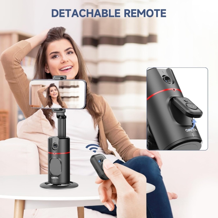 Stabilisateur de Téléphone 360° à Suivi Automatique du Visage 2